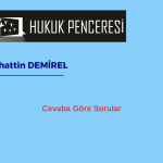 Cevaba Göre Sorular